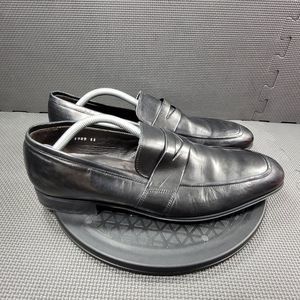Mens Sz 11 Black To Boot New York Adam Derrick 1929 Penny Loafers